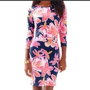 Lilly Pulitzer Madison Fitted Body Con Dress XL